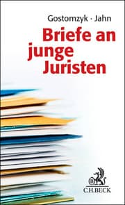 Cover von Briefe an junge Juristen