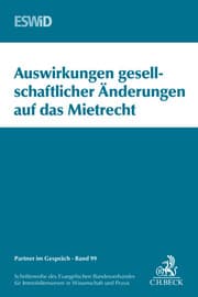 Cover von Auswirkungen gesellschaftlicher Änderungen auf das Mietrecht
