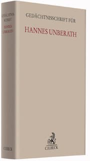 Cover von Gedächtnisschrift für Hannes Unberath