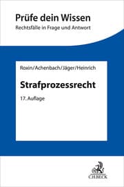 Cover von Strafprozessrecht