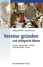 Cover von Vereine gründen und erfolgreich führen
