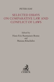 Cover von Selected Essays on Comparative Law and Conflict of Laws