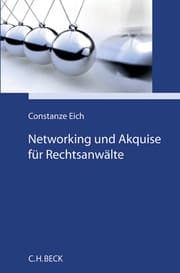 Cover von Networking und Akquise für Rechtsanwälte
