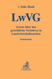 Cover von Gesetz über das gerichtliche Verfahren in Landwirtschaftssachen. LwVG