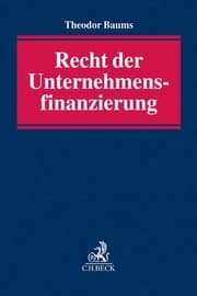 Cover von Recht der Unternehmensfinanzierung