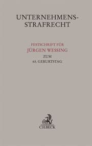 Cover von Unternehmensstrafrecht