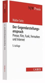Cover von Der Gegendarstellungsanspruch