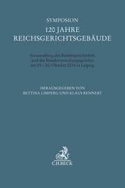 Cover von Symposion 120 Jahre Reichsgerichtsgebäude