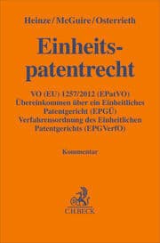 Cover von Einheitspatentrecht