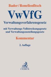 Cover von Verwaltungsverfahrensgesetz. VwVfG
