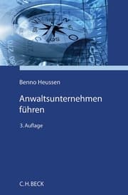 Cover von Anwaltsunternehmen führen