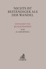 Cover von Nichts ist beständiger als der Wandel