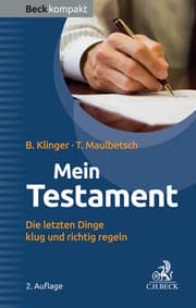 Cover von Mein Testament