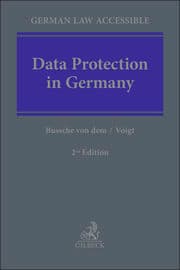 Cover von Data Protection in Germany
