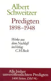Cover von Predigten 1898-1948