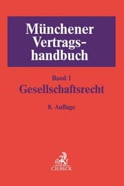 Cover von Münchener Vertragshandbuch 1: Gesellschaftsrecht