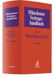 Cover von Münchener Vertragshandbuch 5: Bürgerliches Recht I