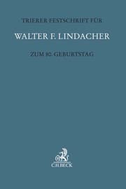 Cover von Trierer Festschrift für Walter F. Lindacher zum 80. Geburtstag