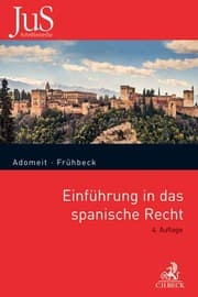 Cover von Einführung in das spanische Recht