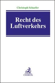 Cover von Recht des Luftverkehrs