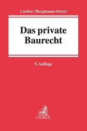 Cover von Das private Baurecht