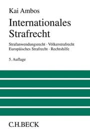 Cover von Internationales Strafrecht