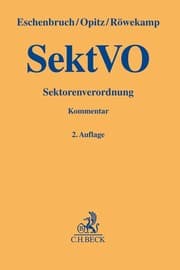Cover von Sektorenverordnung. SektVO