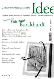 Cover von Welthistoriker - Dilettant - Burckhardt