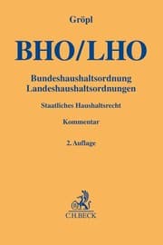Cover von Bundeshaushaltsordnung / Landeshaushaltsordnungen. BHO/LHO
