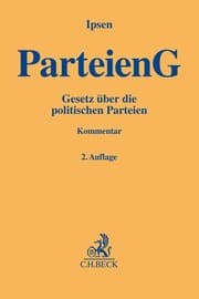 Cover von Parteiengesetz/ParteienG