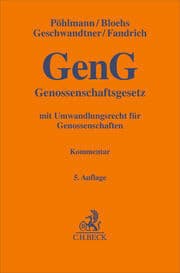 Cover von Genossenschaftsgesetz. GenG
