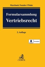 Cover von Formularsammlung Vertriebsrecht