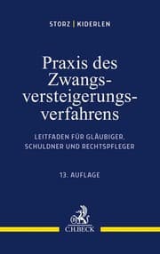 Cover von Praxis des Zwangsversteigerungsverfahrens