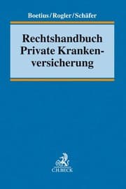 Cover von Rechtshandbuch Private Krankenversicherung