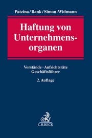 Cover von Haftung von Unternehmensorganen