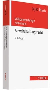 Cover von Anwaltshaftungsrecht