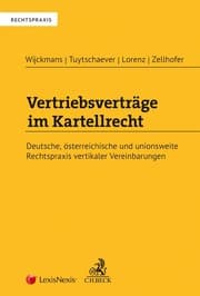 Cover von Vertriebsverträge im Kartellrecht