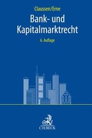 Cover von Bank- und Kapitalmarktrecht