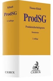 Cover von Produktsicherheitsgesetz ProdSG