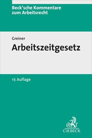 Cover von Arbeitszeitgesetz. ArbZG