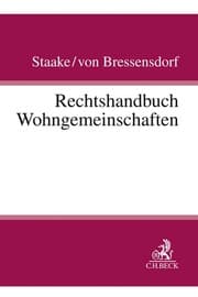 Cover von Rechtshandbuch Wohngemeinschaften