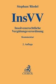 Cover von Insolvenzrechtliche Vergütungsverordnung (InsVV)