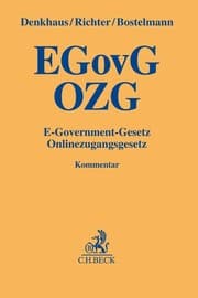 Cover von E-Government-Gesetz / Onlinezugangsgesetz. EGovG/OZG