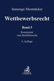 Cover von Wettbewerbsrecht Band 5: Beihilfenrecht