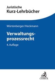 Cover von Verwaltungsprozessrecht
