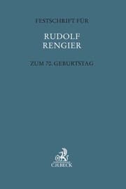 Cover von Festschrift für Rudolf Rengier zum 70. Geburtstag
