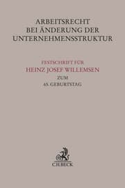 Cover von Arbeitsrecht bei Änderung der Unternehmensstruktur