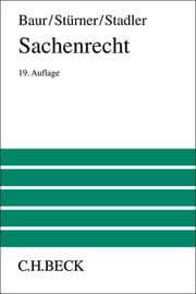 Cover von Sachenrecht