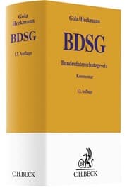 Cover von Bundesdatenschutzgesetz/BDSG