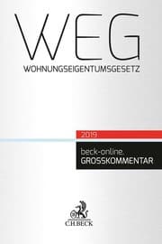 Cover von WEG/Wohnungseigentumsgesetz
